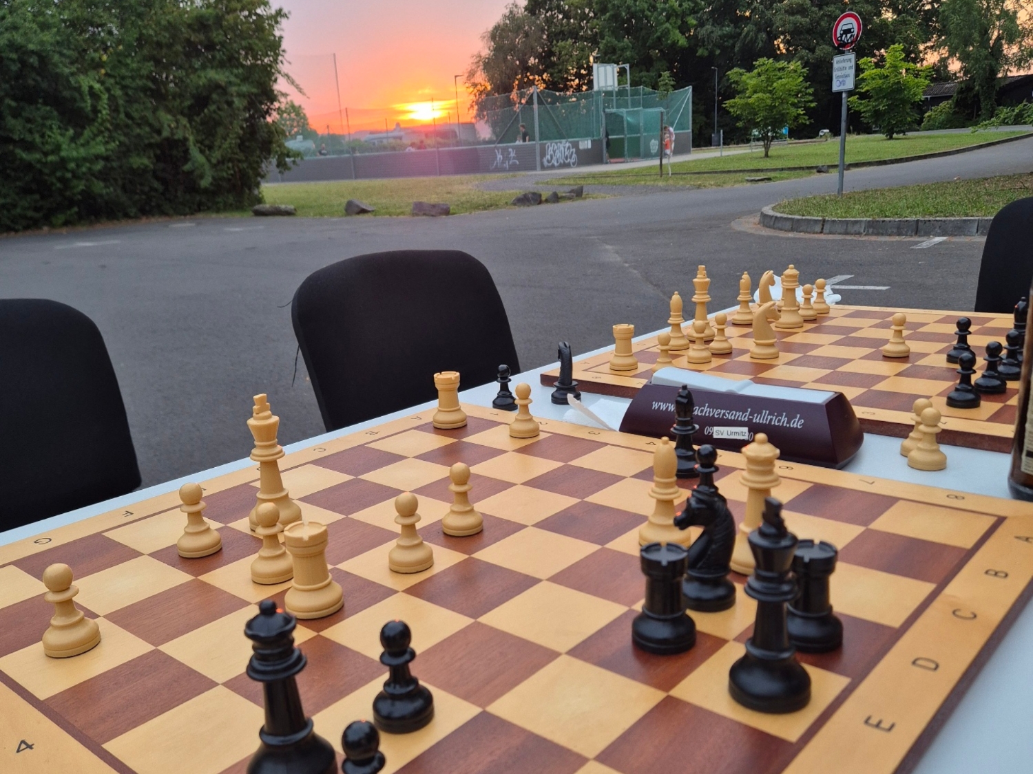 Schach im Freien